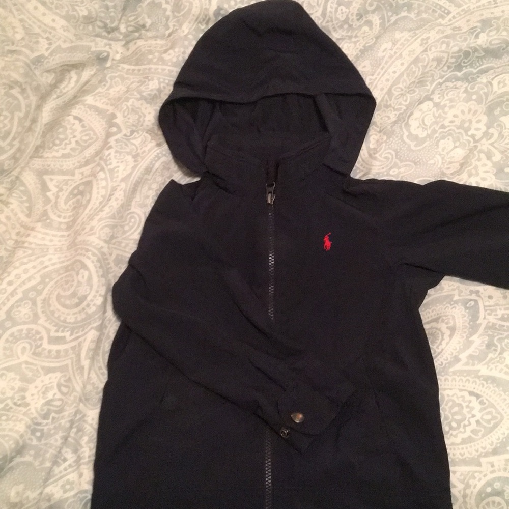 Polo boys wind/rain jacket 3T navy blue